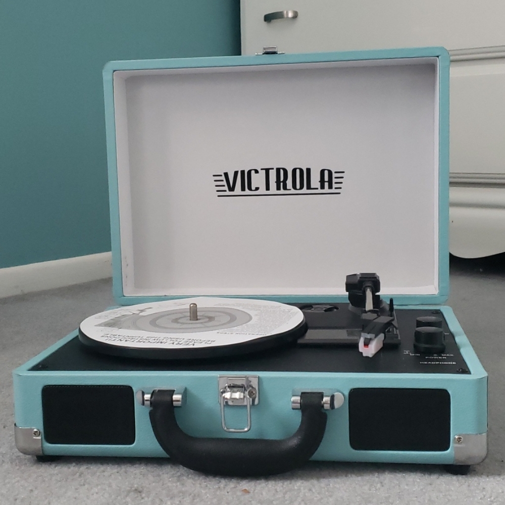 Victrola Portable Dual Bluetooth Record Player
